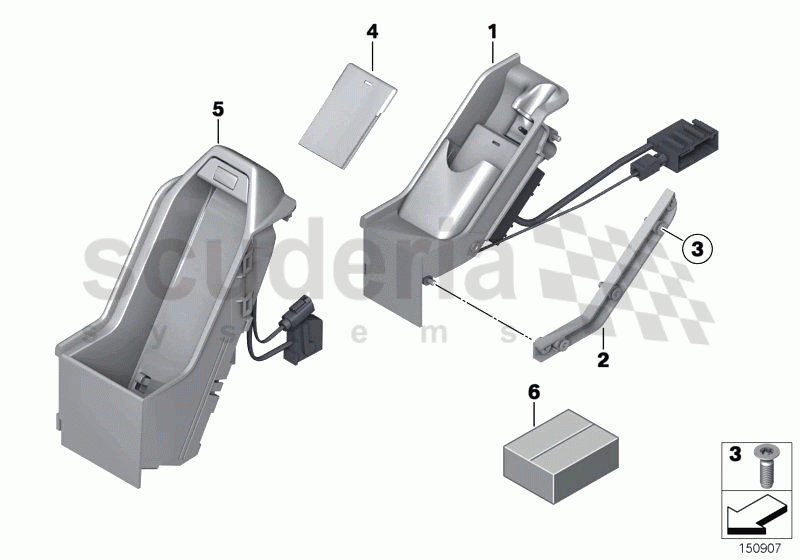 Individual parts, phone handset/mounting of Rolls Royce Rolls Royce Phantom Drophead Coupe