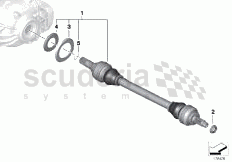 Output shaft of Rolls Royce Rolls Royce Ghost Series I (2009-2014)