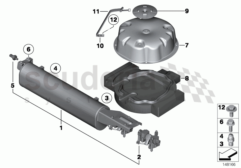 LEVELLING DEVICE/PRESSURE ACCUMULATOR of Rolls Royce Rolls Royce Phantom Extended Wheelbase