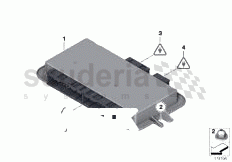 Control unit, footwell module 3 of Rolls Royce Rolls Royce Ghost Series I (2009-2014)