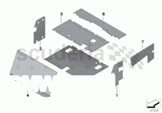 Sound insulation, inner of Rolls Royce Rolls Royce Phantom Extended Wheelbase