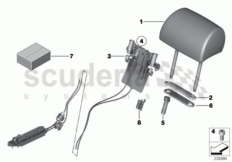 Headrests of Rolls Royce Rolls Royce Phantom Extended Wheelbase