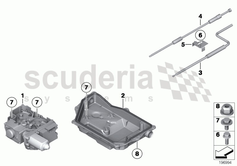 Parking brake/actuator of Rolls Royce Rolls Royce Phantom