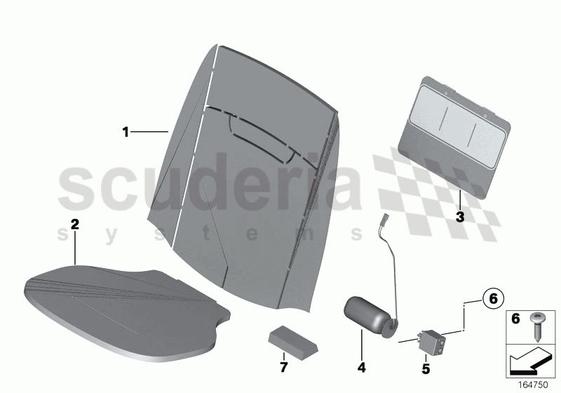 Seat heating/lumbar support, front of Rolls Royce Rolls Royce Phantom Drophead Coupe