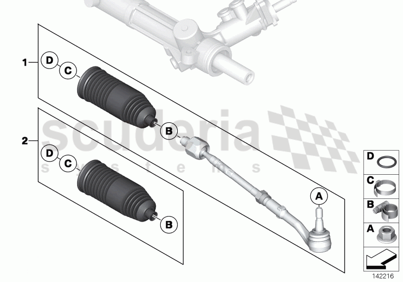 STEERING LINKAGE/TIE RODS of Rolls Royce Rolls Royce Phantom Coupe