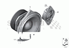 Single parts rear door/side trim speaker of Rolls Royce Rolls Royce Phantom Extended Wheelbase