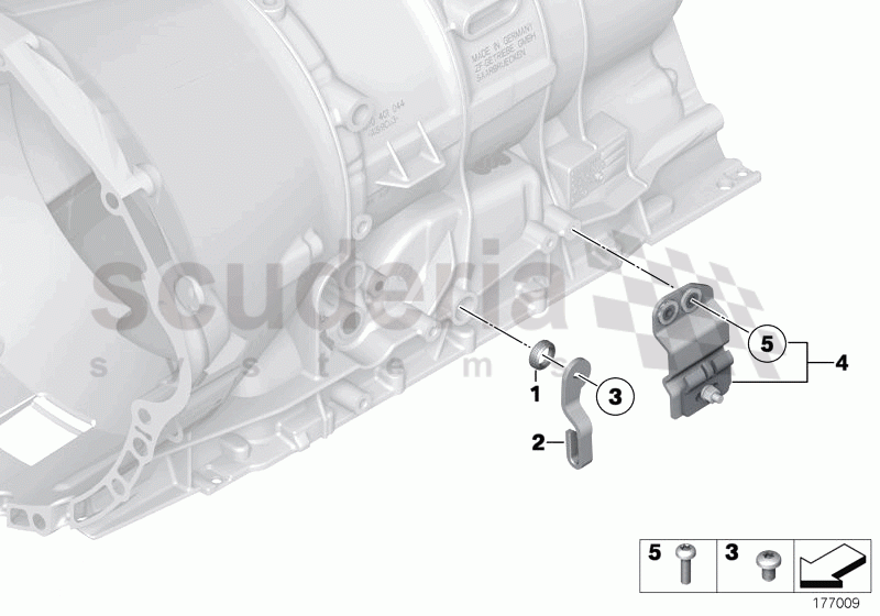 GA6HP32Z gearshift parts of Rolls Royce Rolls Royce Phantom Extended Wheelbase