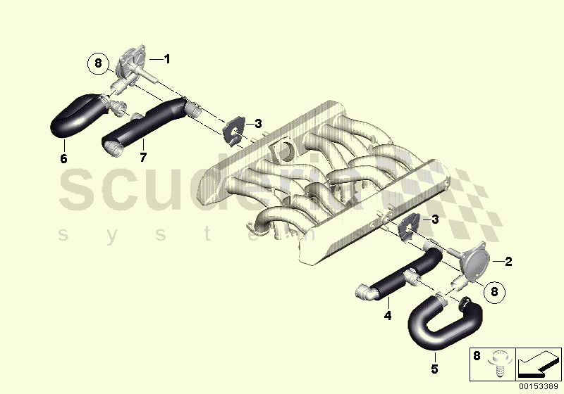 Crankcase-Ventilation of Rolls Royce Rolls Royce Phantom Drophead Coupe