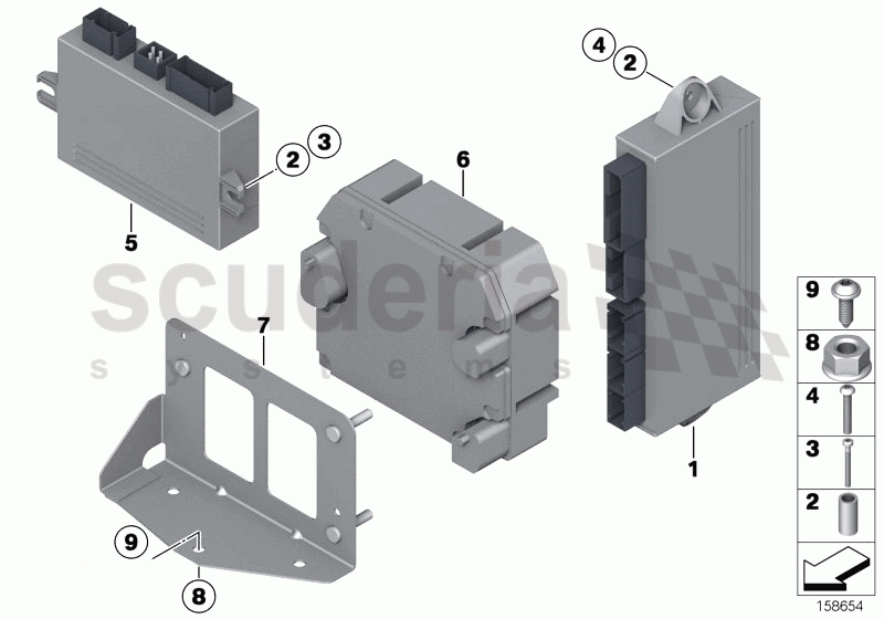 Control unit, doors and roof of Rolls Royce Rolls Royce Phantom Drophead Coupe