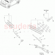 Packing, Front wiper Shaft for 