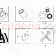 FILTER ELEMENT WITH GASKET for 