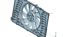 Radiator fan with fan
ring