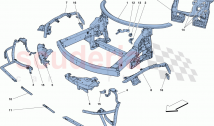 CHÂSSIS - STRUCTURE ET PANNEAUX AVANT COMPLETS