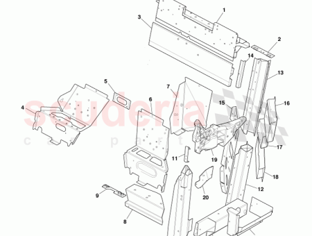 Photo of Reinf Centre body upper outer piller centre LH…