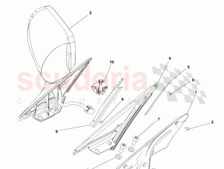 Photo of GLASS RUN CHANNEL GUIDE RH 4G43 F21512…