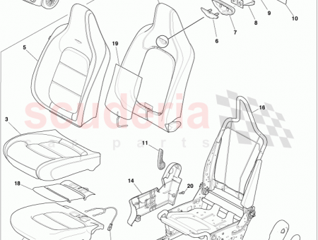 Photo of Handle Reclining Adjuster Release Inner Passenger RHD 72526…