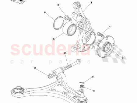 Photo of Knuckle Steering RH 43211…