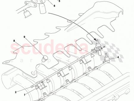 Photo of FUEL RAIL ASSY LEFT HAND BANK SUPPLY 08…