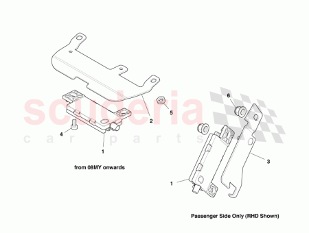 Photo of Bracket Amplifier A Pillar LH ED33 18C987…