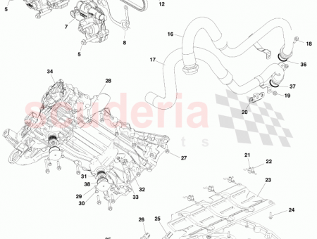 Photo of TUBE ASY OIL PUMP OUTLET 6G33 9N778…