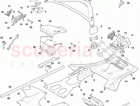 Photo of Reinforcement Hood Hinge on Body LH DG43 16A682…