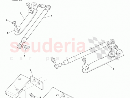 Photo of Gas Strut hood hinge 12023 09 1076…