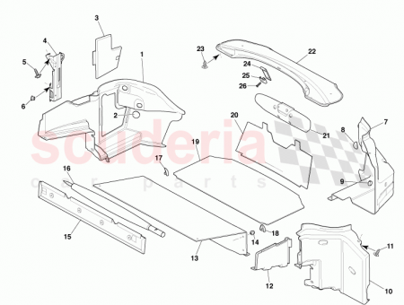 Photo of CARPET ASSY REAR LOAD COMPARTMENT SIDE LH 6G33…