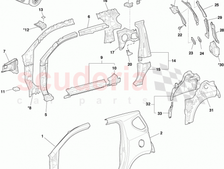 Photo of Panel Quarter Wheel House Inner LH 61608…