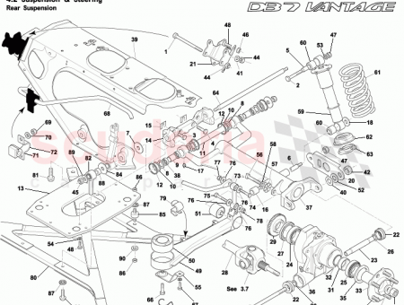 Photo of Rear suspension assy complete manual Coupe GT…