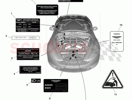 Photo of Manufacturers Plate Assy Europe Volante CG43 973615…