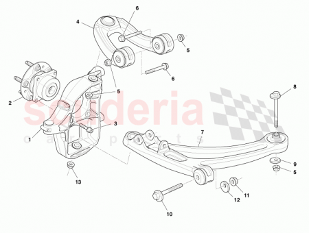 Photo of KNUCKLE FRONT LH 7G43 3K185…