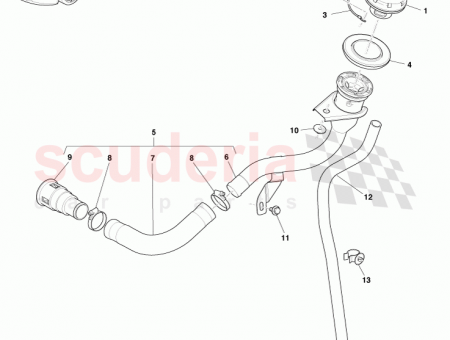 Photo of Pipe Fuel Fill Overflow AG43 9C071…