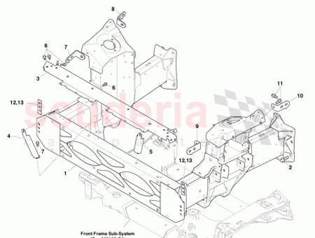 Photo of Nutplate Front Crush Structure Outer 4G43 71480…