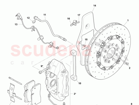 Photo of KIT PAD SPRING AND PIN REAR PER CALIPER…