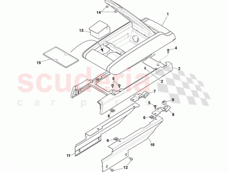 Photo of Bracket Stowage Compartment Mounting LH 8G43 13523…