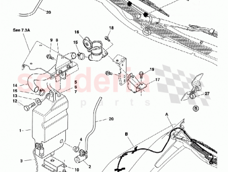 Photo of BRACKET WASHER BOTTLE LOWER 1R12 371952…