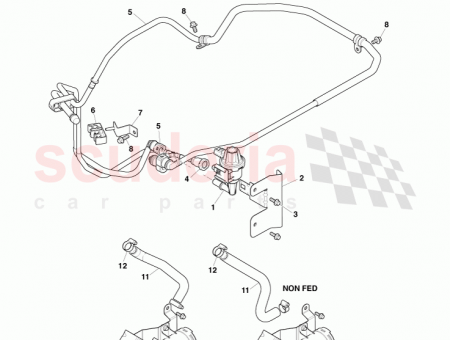 Photo of BRACKET ELECTRONIC FUEL VAPOUR MANAGEMENT 6G33 9G743…