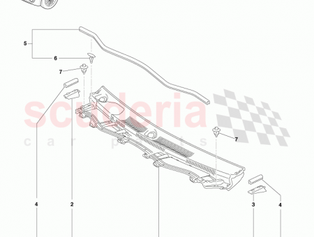 Photo of Louver Sub Assy Cowl Top Ventilator LHD 55708…