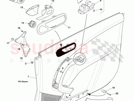 Photo of Bracket Armrest Interface RHS AY2Y 238A38…