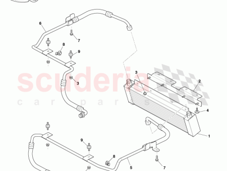 Photo of Bracket Transmission Cooler to Bumper Beam AD23 17759…