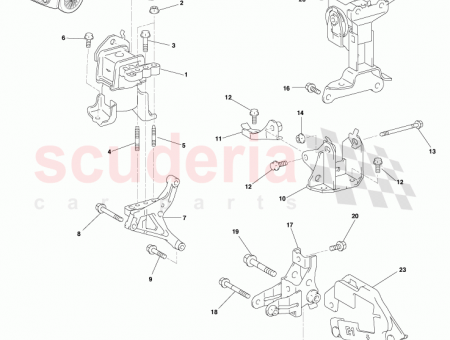 Photo of Bracket Engine Mounting LH 12325…