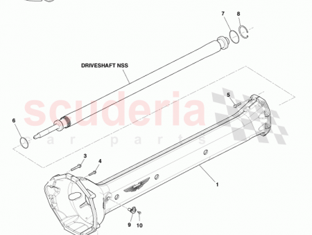 Photo of Torque Tube and Driveshaft assy AY93 4500…