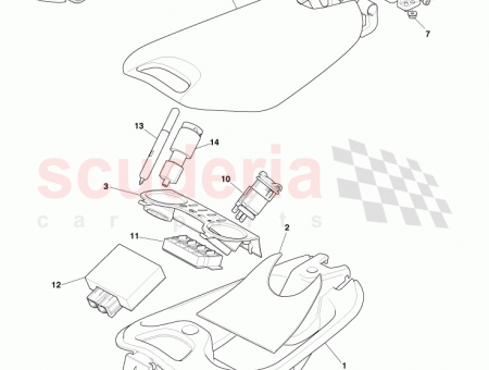 Photo of Floor Assy console box 12023 14 6577…