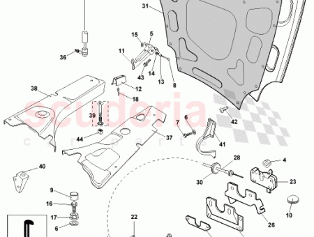 Photo of SEAL BONNET REAR 77…