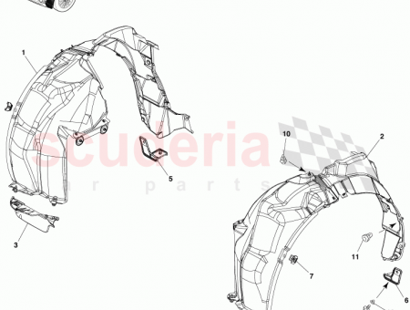 Photo of Liner Sub Assy Front Fender LH 53806…