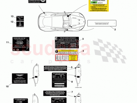 Photo of CANADIAN CERTIFICATION LABEL COUPE MAN 8D33 973408…