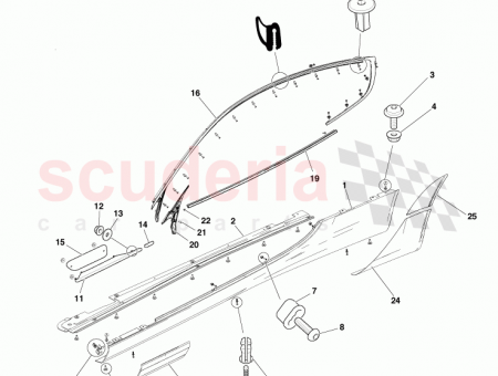 Photo of SPACER MOULDING SILL APPLIQUE 8G43 50897…