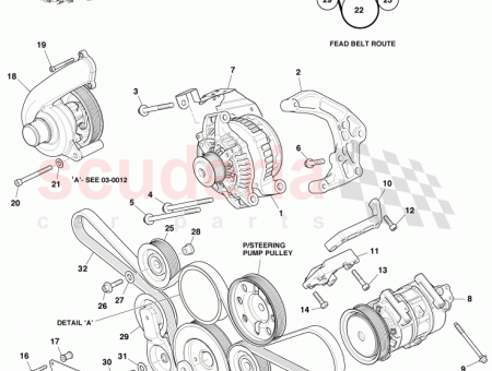 Photo of AIR CON PMP BRKT UPP AY93 19E708…