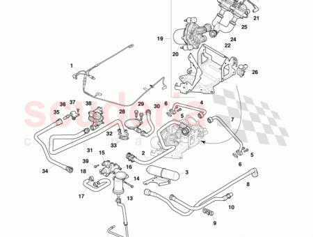 Photo of BRKT ASY SECDRY AIR INJ VLV 6G33 9J438…