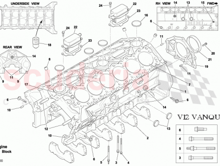 Photo of ENGINE AS SHIPPED LESS TRANS 5R13 6007…